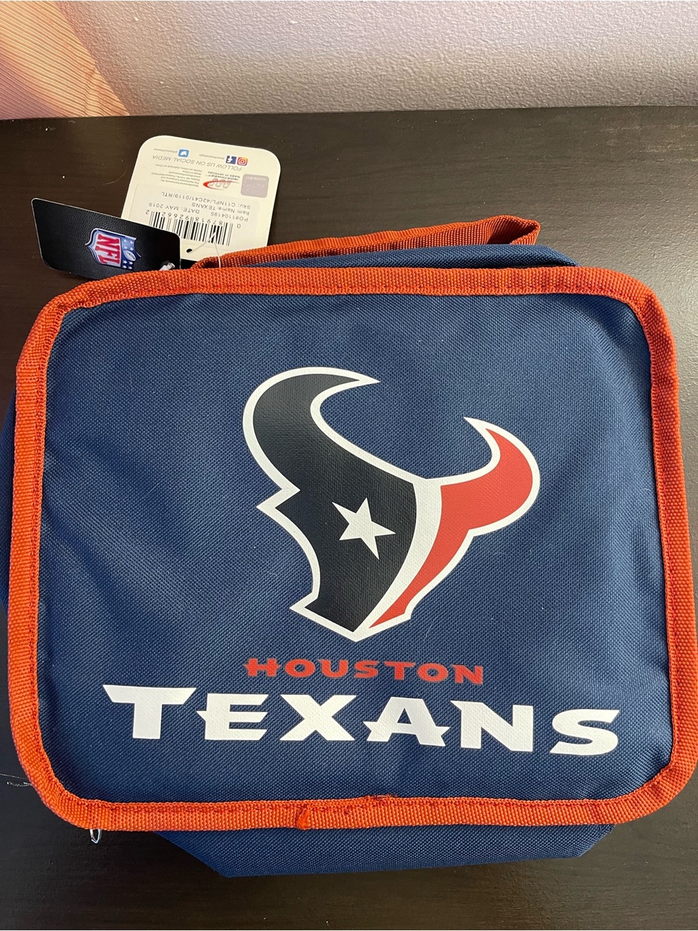 NWT Houston Texans Insulated Lunch Bag/Cooler – Official NFL